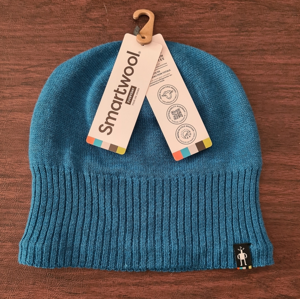 NWT Smartwool Fleece Lined Beanie Knit Hat